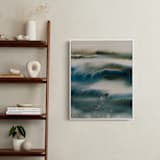 "Blue Embrace / Sky over Ocean" - Art Print in Moonlight Blue by Marta Spendowska - In a Room