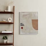 "DROP THE BALL" - Art Print in Cream by Keren Toledano - In a Room