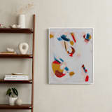 "Down the Trail" - Art Print in Red by Mary Gaspar - In a Room