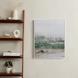 "The Forest for the Trees" - Art Print in Forest Green by Karen Kaul - In a Room