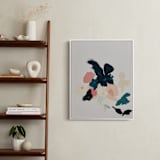 "Abstract Botanical Floral" - Art Print in coral pink by Caryn Owen - In a Room