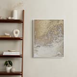 "Aurum Sand No. 3" - Art Print in Gold by Julia Contacessi - In a Room