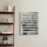 "Abstract Watercolor 90" - Art Print in Black by Ekaterina Romanova - In a Room