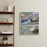 "Broken Perfection" - Art Print in Storm Blue by Jill Myer - In a Room