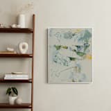 "Emerald Waltz" - Art Print in Vibrant Gold by Grayling - In a Room