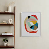 "Home" - Art Print in Cerulean by Christina Flowers - In a Room