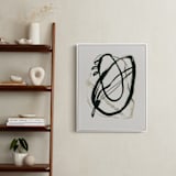 "Black 01" - Art Print in Black - beige by Catilustre - In a Room