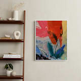 "Flower Water Vase" - Art Print in red rose by gloria blatt - In a Room