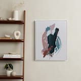 "Mark No. 3" - Art Print in Dark Teal by Kara Schlabaugh - In a Room