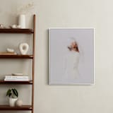 "The Figure" - Art Print in Neutral by Lori Wemple - In a Room