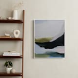 "Elemental layers" - Art Print in Olive by Melanie Severin - In a Room