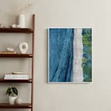 "Indigo Sea" - Art Print in Indigo Sea Blue by Denise Wong - In a Room