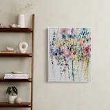 "Wildflowers" - Art Print in rose by Lindsay Megahed - In a Room