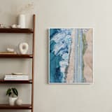 "Pacific Coast Highway" - Art Print in Pacific Teal by Denise Wong - In a Room