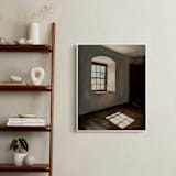 "Light and Reflection" - Art Print in Shadow Grey by Robert Deem - In a Room
