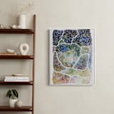 "freckle topography" - Art Print in Steel Blue by Kelly Place - In a Room