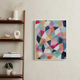 "Kaleidoscope No.1" - Art Print in Cerise by Hooray Creative - In a Room