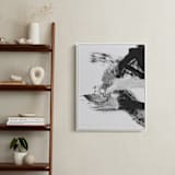 "Blackbird Chain" - Art Print in Black by Misty Hughes - In a Room