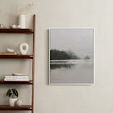 "LakeView II" - Art Print in Misty Grey by Amy Hall - In a Room