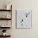 "heron's nest" - Art Print in Heron Blue by Annie Moran - In a Room