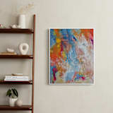 "Retract" - Art Print in White by LaDara McKinnon - In a Room