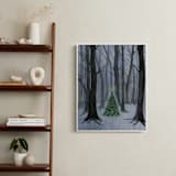 "Silent Night Woods" - Art Print in Winter by Karina Racz - In a Room