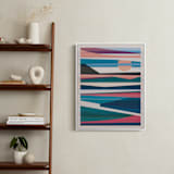 "Viewpoint" - Art Print in Grapefruit by Jen Florentine - In a Room