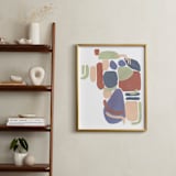 "abstract movement" - Art Print in sag green by Tae Lee - In a Room