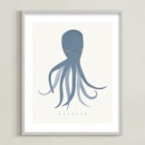 "octopus tentacles" - Art Print in atlantic by Karidy Walker - Framed