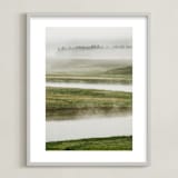 "Morning Mist" - Art Print in summer by Kamala Nahas - Framed