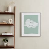 "all the feels" - Art Print in aqua by Lindsay Stetson Thompson - In a Room