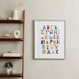 "Robot Alphabet" - Art Print in Primary by Joseph Apel - In a Room