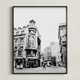"Dublin II" - Art Print in Black & White by Becca Beers - Framed
