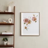 "Apricot & Gold" - Art Print in Apricot & Gold by Jess Blazejewski - In a Room