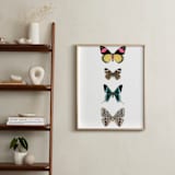 "Fly Away #2" - Art Print in Persimmon Pink by Kisco Print Shop - In a Room