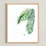 "Summer Palms" - Art Print in Palm Tree by Kelsey McNatt - Framed