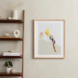 "Cockatiel geometry" - Art Print in Cockatiel yellow by Tati Abaurre - In a Room