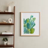 "Cacti" - Art Print in Cactus green by Alexandra Dzh - In a Room