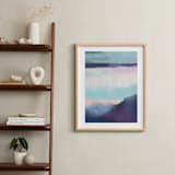 "Twilight Shimmer" - Art Print in Twilight Blue by AlisonJerry - In a Room