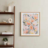 "Speckled Garden" - Art Print in White by Whitney Rainsdon - In a Room