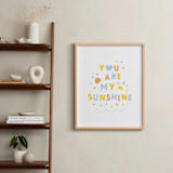 "Sunshine Letters" - Art Print in Pastel by Ariel Rutland - In a Room