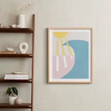 "California Summer Day" - Art Print in Haze by Carolyn MacLaren - In a Room