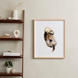 "Mommy Is My World" - Art Print in Otter Brown by Jean Choe Art and Design - In a Room