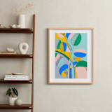 "Plant Paradise #2" - Art Print in Dandelion by Nikita Jariwala - In a Room