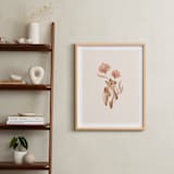 "Bear with Flowers" - Art Print in Tan by Vivian Yiwing - In a Room