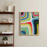 "Seventies Memories" - Art Print in Cream Background by Lauren Rutley - In a Room
