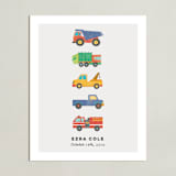 "lets go" - Personalized Art Print in Cloud by peetie design - Unframed