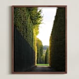 "Perspective Number One" - Art Print in Early Fall Green by Eric Clegg - Framed