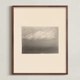 "Pilvi I" - Art Print in Vintage Grey by jinseikou - Framed