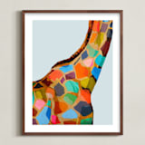 "Safari Spots" - Art Print in Multi by Jess Franks - Framed